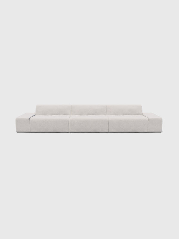 Modo 3 Piece (142") Sofa - Performance Fabric - Natural