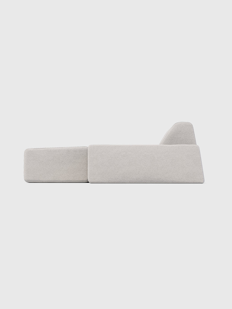 Modo 2 Piece (102") Sofa + 2 Ottoman - Performance Fabric - Natural