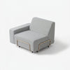Modo Right End Outdoor Slipcover - Gray