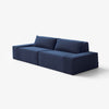 Modo 2 Piece (102") Sofa - Velvet - Pacific