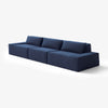 Modo 3 Piece (142") Sofa - Velvet - Pacific