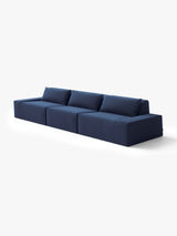 Modo 3 Piece (142") Sofa - Velvet - Pacific