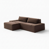Modo 2 Piece (102") Sofa + Ottoman - Velvet - Portobello
