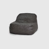 Dune Vegan Leather Chair Cover - Charcoal
