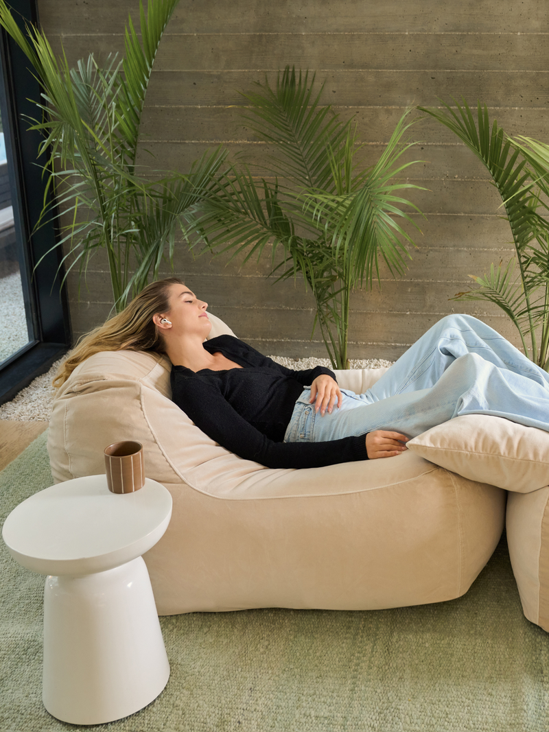 Palermo House - Dune Indoor Bean Bag Lounger Set - Cacao
