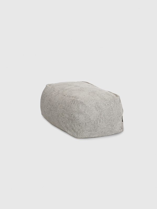 Dune Ottoman Cover - Swell Gray