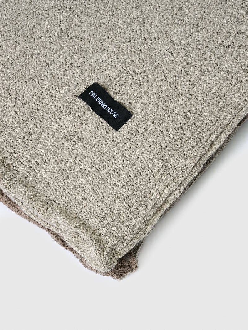 Gasa Cotton Throw Blanket - Sequoia