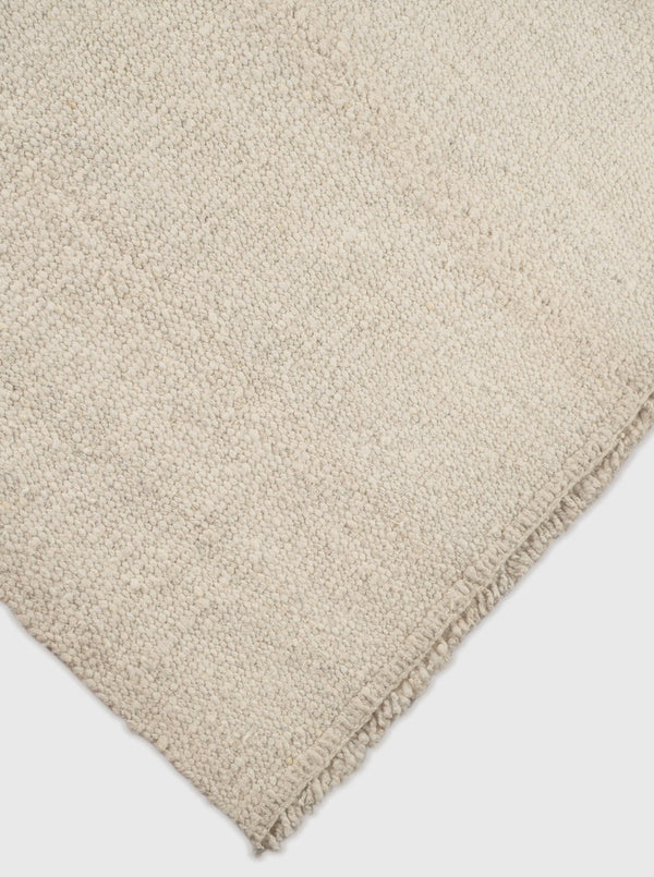 100% Wool Area Rug | 8' x 10' - Natural