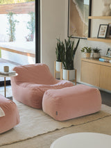 Dune Chair Velvet - Flamingo