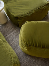 Dune Lounge Chair Velvet - Moss