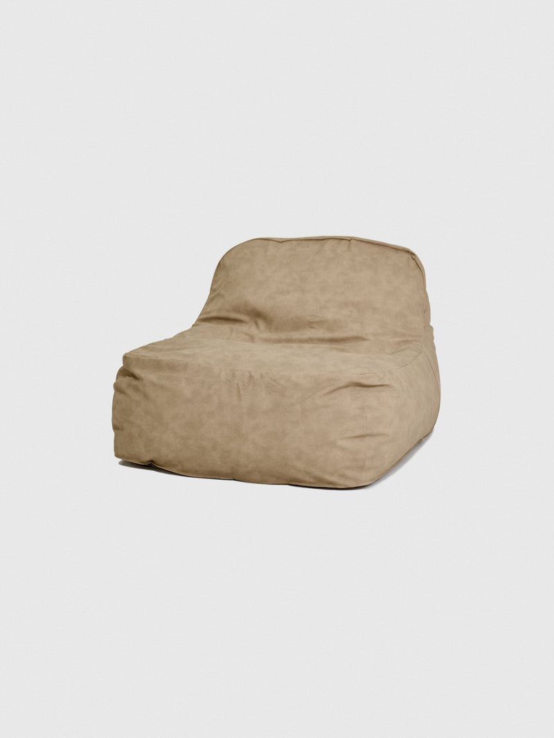 Dune Lounge Chair Vegan Leather - Tan